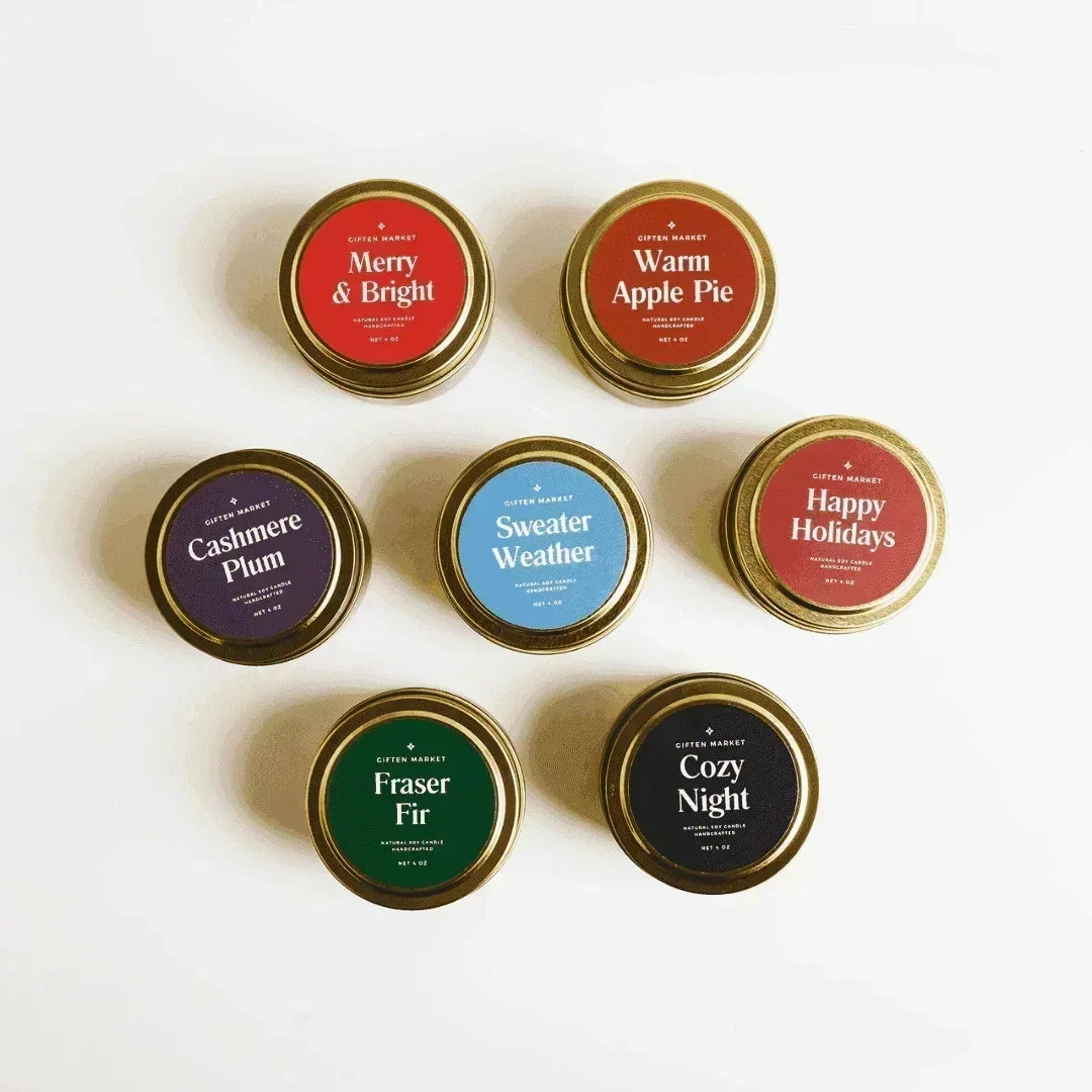 Sweater Weather Gold Travel Candle - Image 10