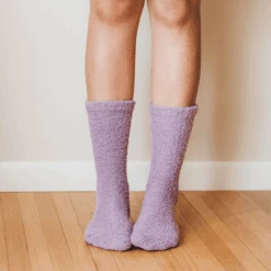 Cozy Cloud Socks - Orchid Purple