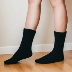 Cozy Cloud Socks - Black