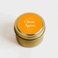 Citrus Agave Gold Travel Candle