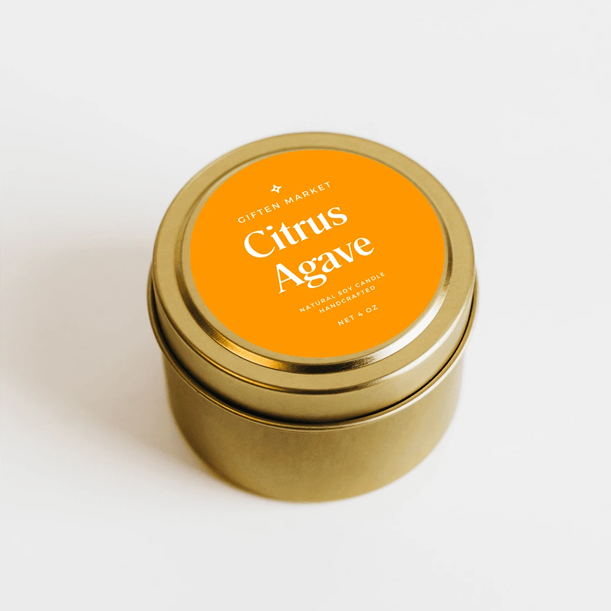 Citrus Agave Gold Travel Candle - Image 2