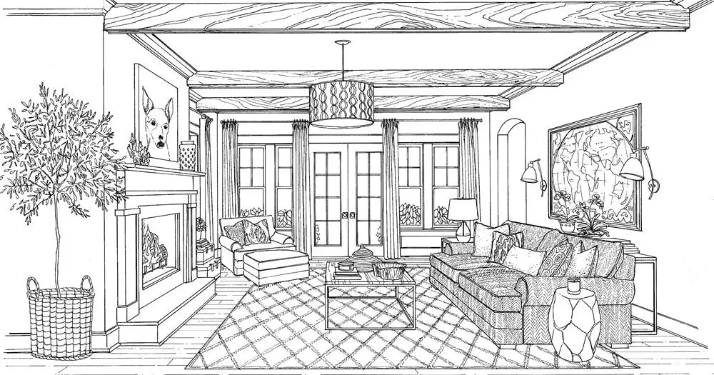 Color At Home: Adult Coloring Book - Image 3