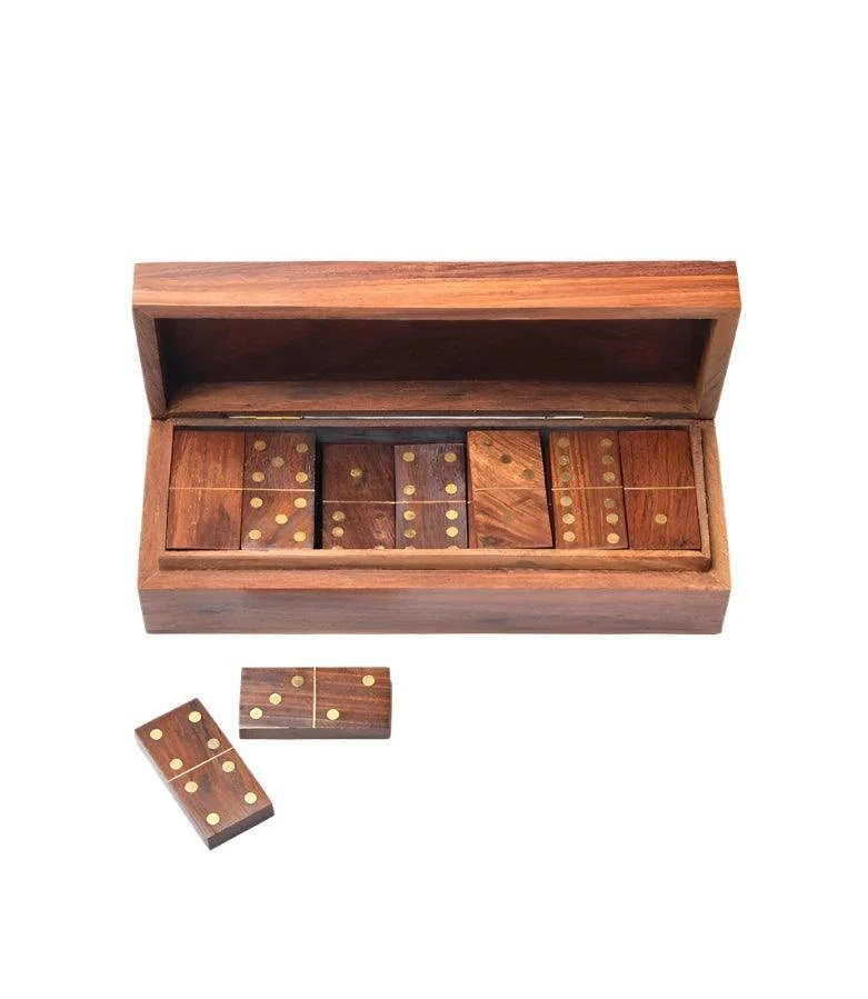 Domino Handmade Wooden Game Set - Image 3