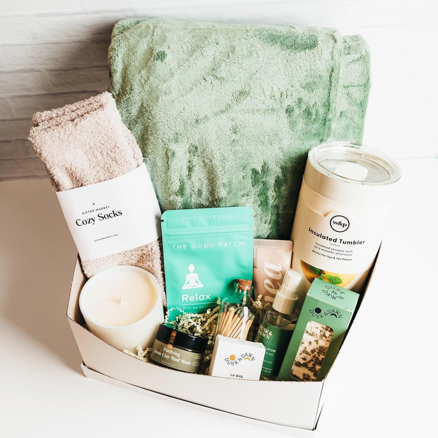 Comfort & Care Gift Box - Sage Green