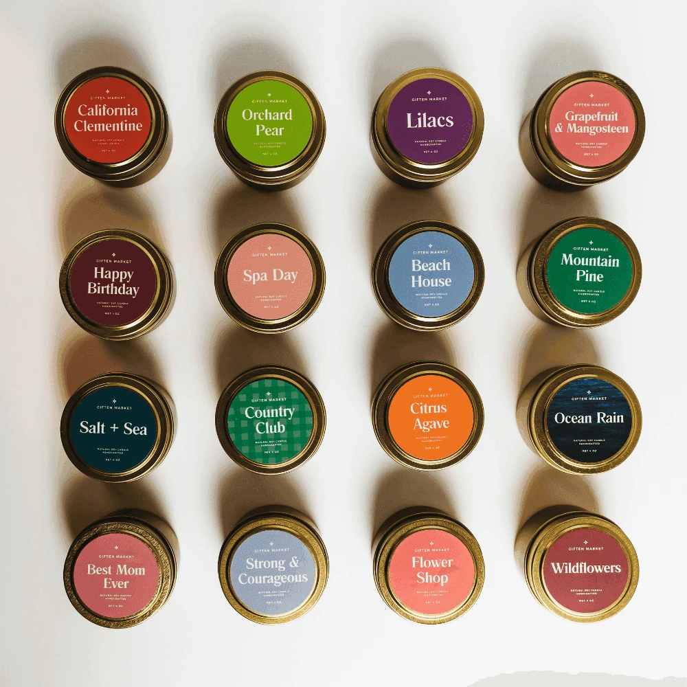 Sweater Weather Gold Travel Candle - Image 9