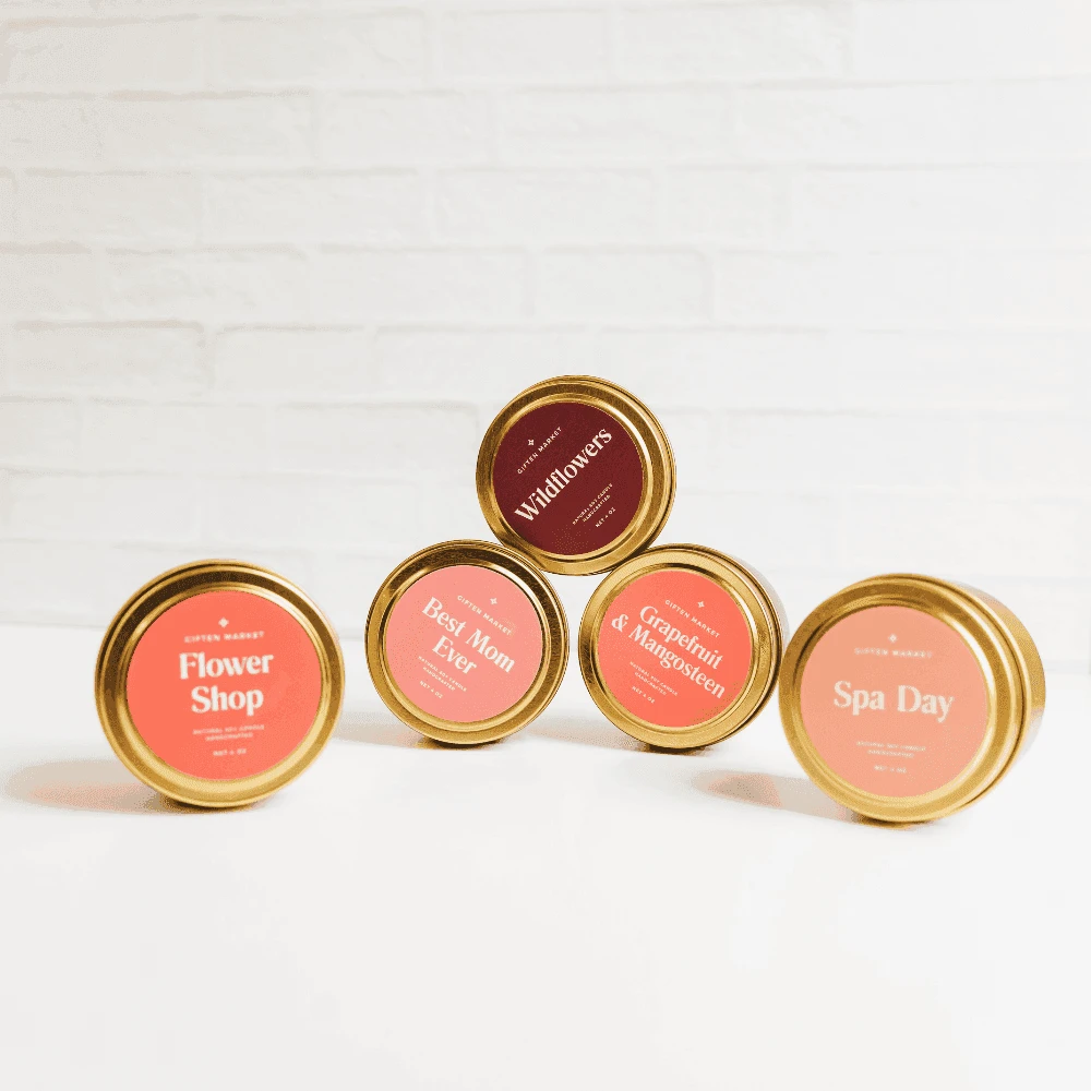 Sweater Weather Gold Travel Candle - Image 8