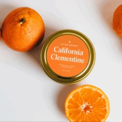 California Clementine Gold Travel Candle