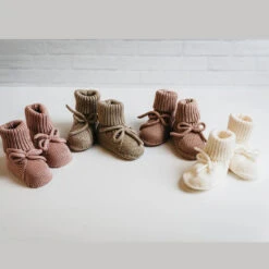 Knit Baby Booties - Newborn Gift
