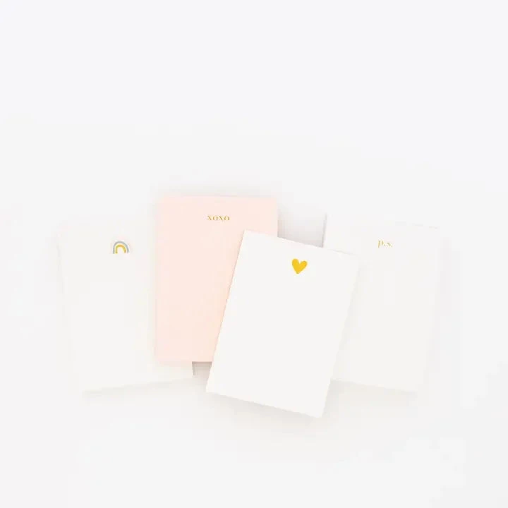 Gold Heart Mini Notepad - Image 2