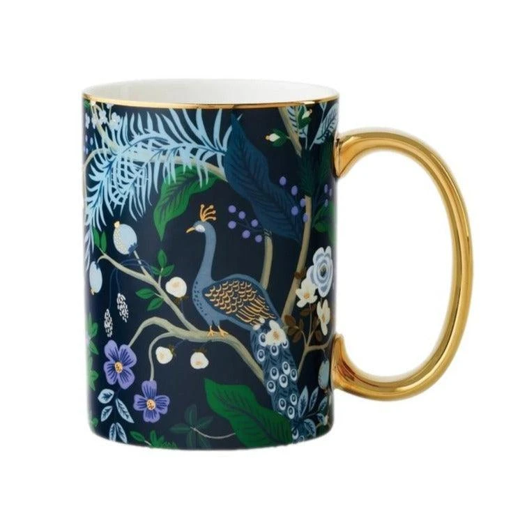 Peacock Porcelain Mug - Image 2