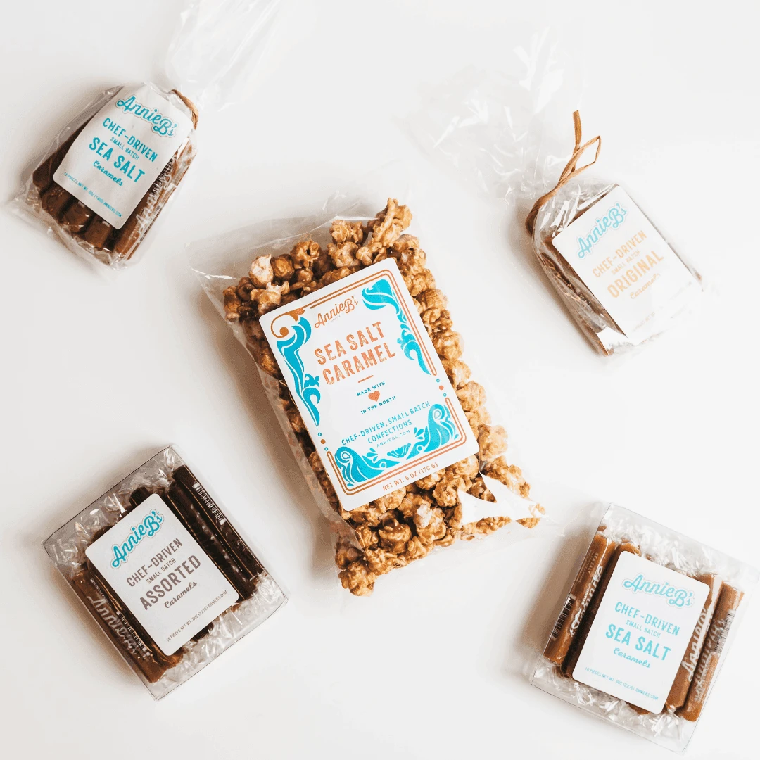 Annie B's Caramels | 16-Piece Sea Salt Caramel Box - Image 2