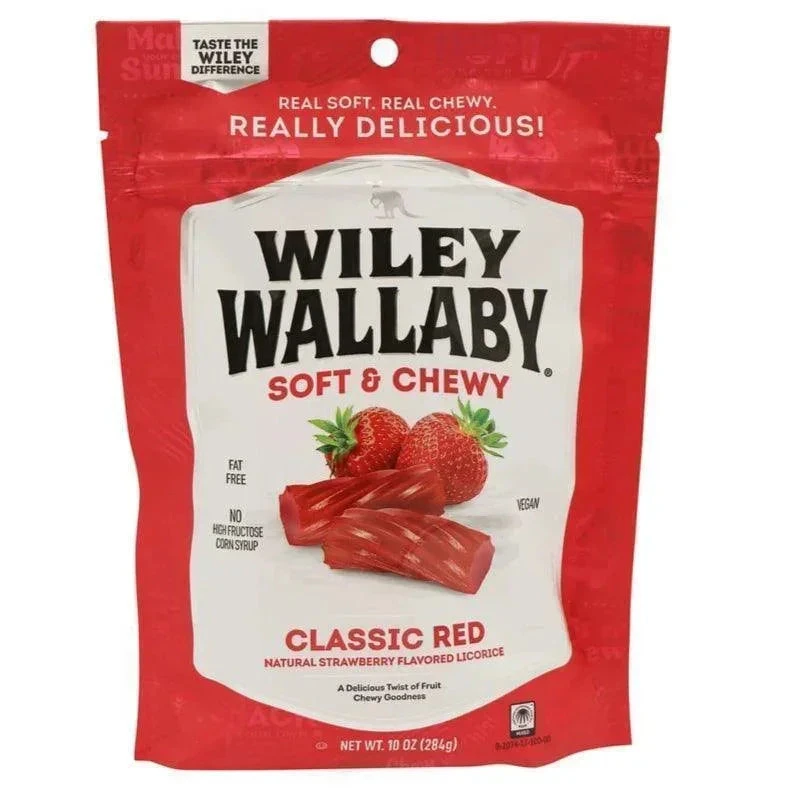 Wiley Wallaby Classic Red Licorice