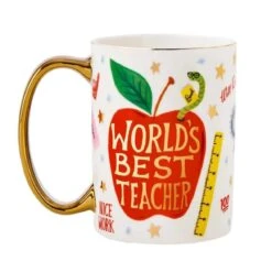 World's Best Teacher Porcelain Mug
