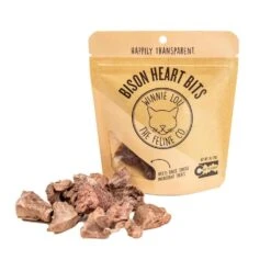 Bison Heart Bits - Cat Treats