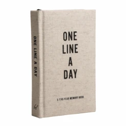 Chronicle Books Canvas One Line A Day Journal
