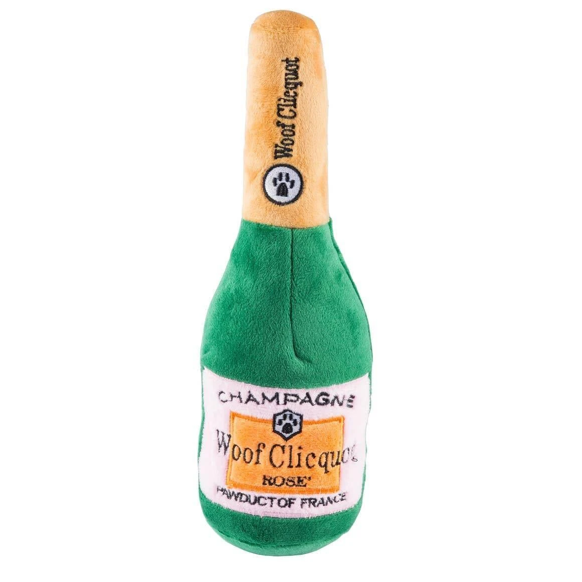 Woof Clicquot Rosé Champagne Bottle Dog Toy - Image 4